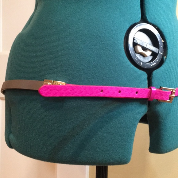 J Crew Pink/Gray Belt - Picture 3 of 7
